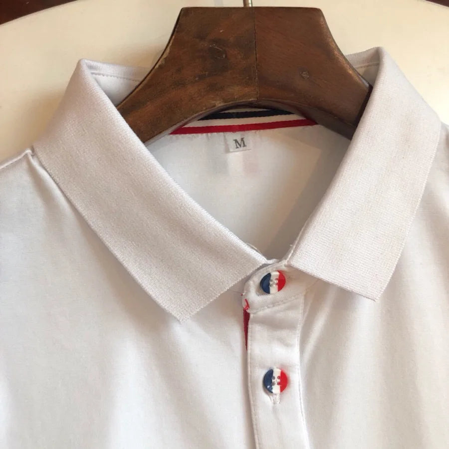 2020 Mens Clothing classic Summer Brand Short Sleeve Polo Shirt Men Casual Regular cotton luxury designer Homme Solid Slim Polos