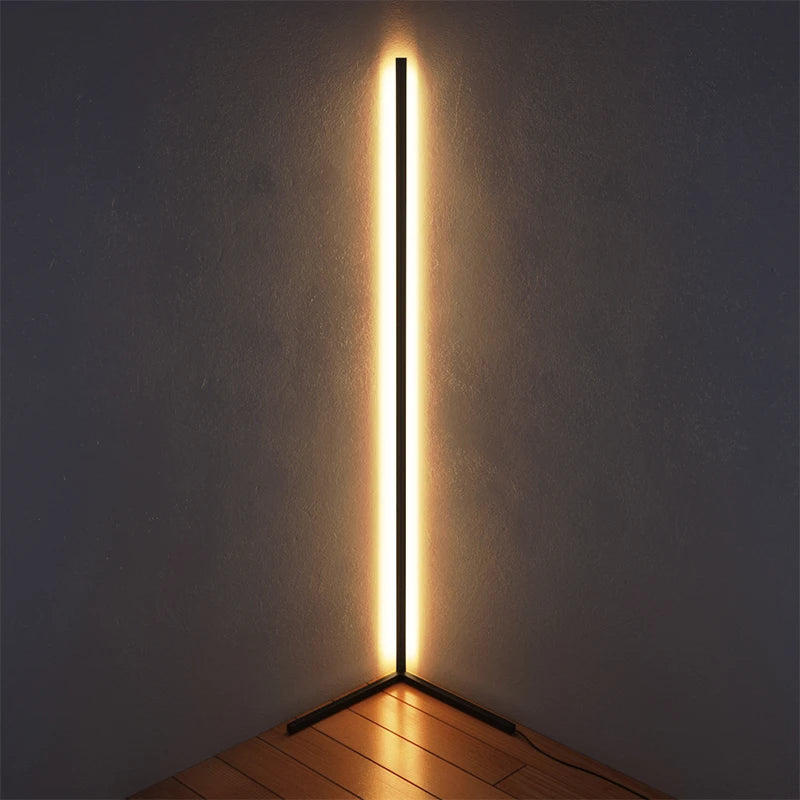 Nordic minimalist floor lamp room decor Corner lights bedroom led lights living room indoor lighting background wall floor lamps