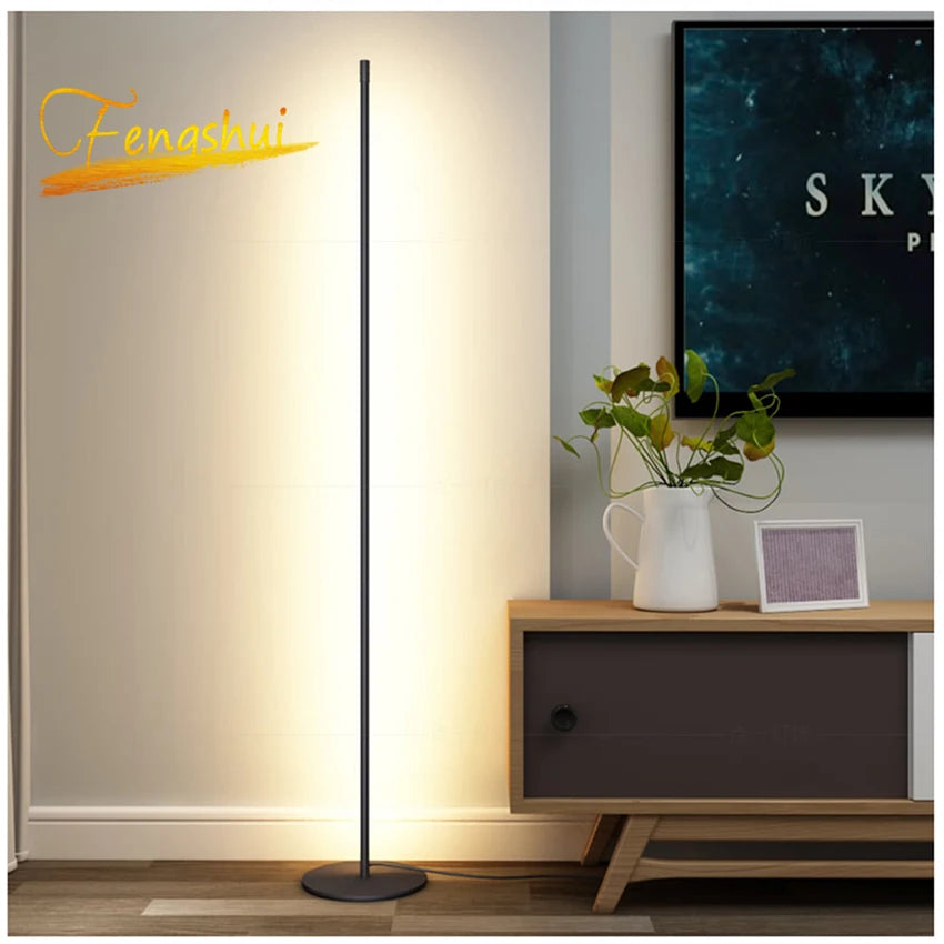 Modern LED Floor Lamp for Living Room Nordic Minimalist Floor Lamps Standing Lamp Home Indoor Decoration Lighting Floor Light