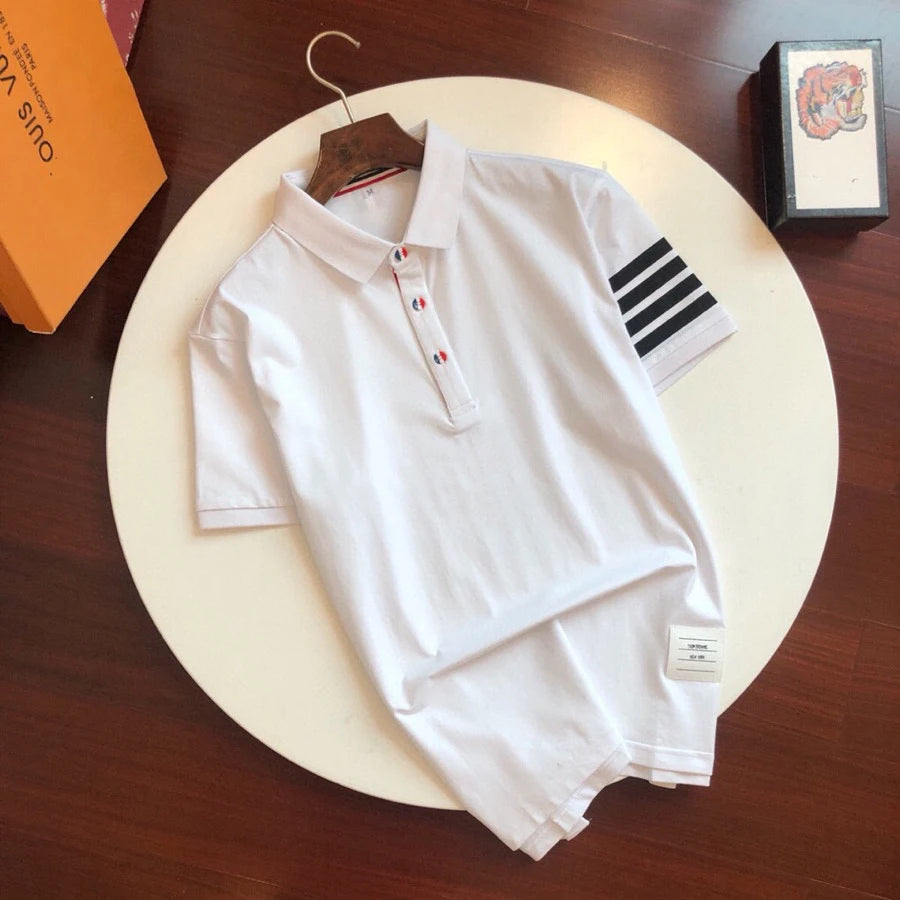 2020 Mens Clothing classic Summer Brand Short Sleeve Polo Shirt Men Casual Regular cotton luxury designer Homme Solid Slim Polos