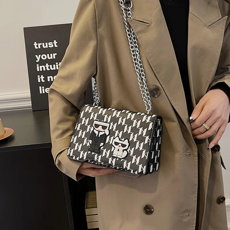 Women Evening Bags Banquet Party Clutch Purses Hand-woven Silk Chain Flap Small Square Bag Luxury Shoulder Messenger Bag Handbag