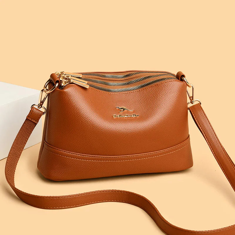 Women 2023 Sac A Main High Quality Soft Leather Luxury Purses And Handbags Women Bags Designer Women Shoulder Crossbody Bags For