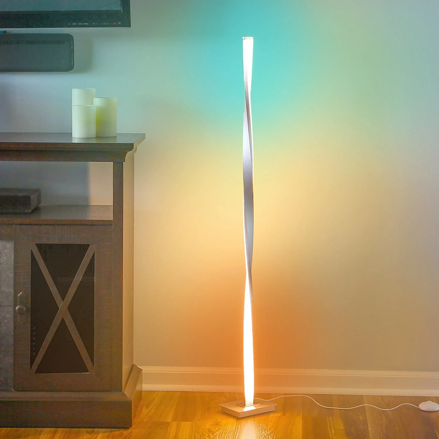 Modern Colorful LED Floor Lamps RGB Remote Corner Floor Lights European Style LED Floor Lamp For Bedroom Decoracion