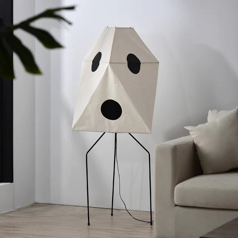 Japanese Rice Paper Floor Lamp Designer Noguchi Yong Lantern Lamp Bedroom Parlor Corner Tea Room Modern Wabi Sabi Floor Light