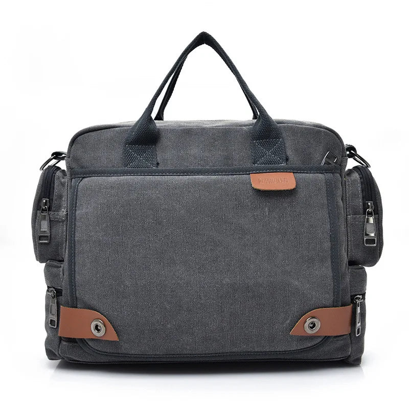 2022 men handbag multi-function canvas men bag shoulder bags business casual crossbody messenger travel bags canvas bag