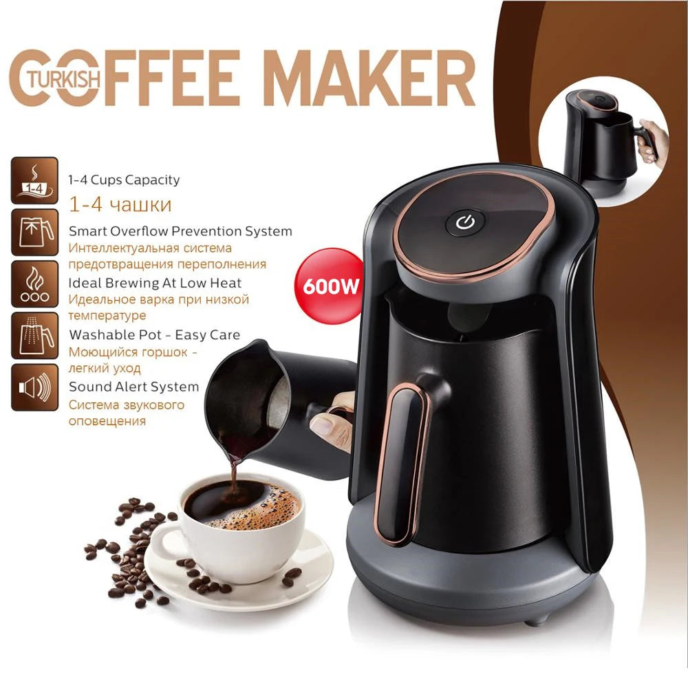 Moka Pot Coffee Pots 500ml Semi-automatic Turkish Coffee Maker Cup Thermal Coffee Capsules For Coffee Machine Milk Cappuccino