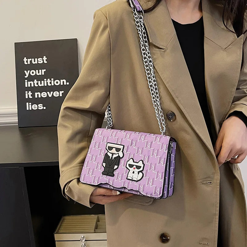 Women Evening Bags Banquet Party Clutch Purses Hand-woven Silk Chain Flap Small Square Bag Luxury Shoulder Messenger Bag Handbag