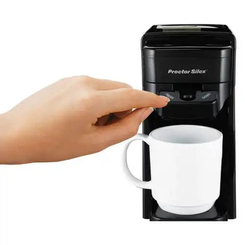 Coffee Maker, 10 oz Capacity, Black, Model 49961 Coffee machine Coffee maker Slim green coffee Milk steam frother Coffee makers